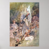  meisje in Roos tuin door Charles Robinson Poster (Voorkant)