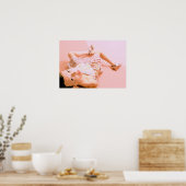 Meisje in roze poster (Keuken)