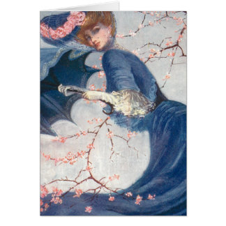  meisje in voorjaar Afbeelding