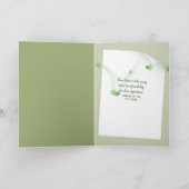 meisje in weide die aan je denkt kaart (Binnen)