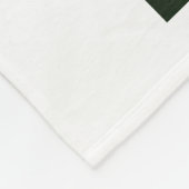 Meisje in witte jurk fleece deken (Hoek)