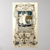  meisje in zeilboot door Jessie Marion King Poster (Voorkant)