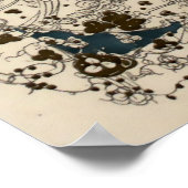  meisje in zeilboot door Jessie Marion King Poster (Hoek)