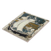 meisje in zeilboot door Jessie Marion King Tegeltje (Zijkant)