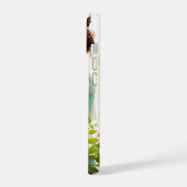 Meisje in zomertuin iPhone 15 case (Linkerkant)