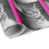  meisje Indigo B&W Cadeaupapier (Rol Hoek)