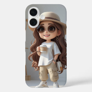 Meisje iPhone 16 Hoesje – Speciaal cadeau voor bes