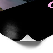 Meisje is sassy roze perfect poster (Hoek)