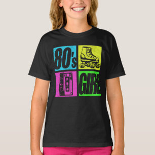 Meisje jaren '80 Mode 80 Theme Party 80 T-shirt