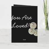  meisje, je bent geliefd kaart (Achterkant)