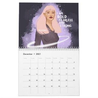 Meisje je gloed 2021 kalender