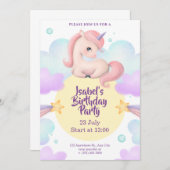 Meisje, jongen en baby verjaardagsuitnodiging kaart (Voorkant / Achterkant)