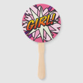 Meisje Jongen Geslacht Onthulling Quiz Spel Bord Handwaaier (Achterkant)