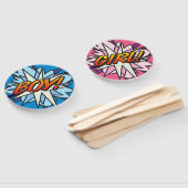 Meisje Jongen Geslacht Onthulling Quiz Spel Bord Handwaaier (Niet-gemonteerd)