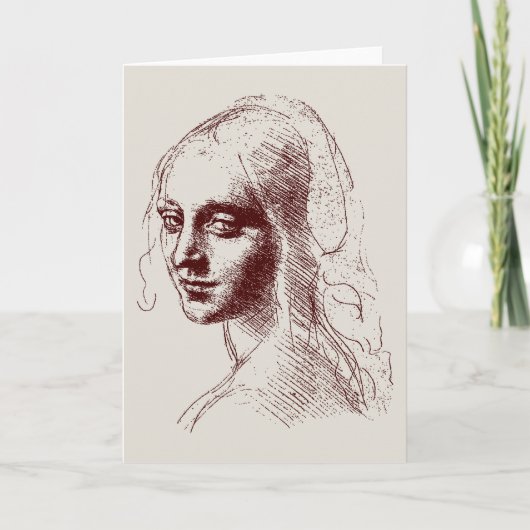 meisje kaart (Voorkant)