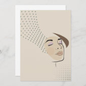 meisje kaart (Voorkant / Achterkant)