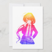 meisje kaart (Voorkant)