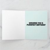 MEISJE KATTEN KUNST MOOIE Wenskaart Kaart (Binnen)