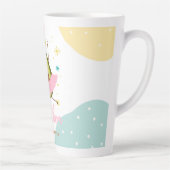 meisje Kawaii Avocado Ballerina Slay hen Latte Mok (Rechts)