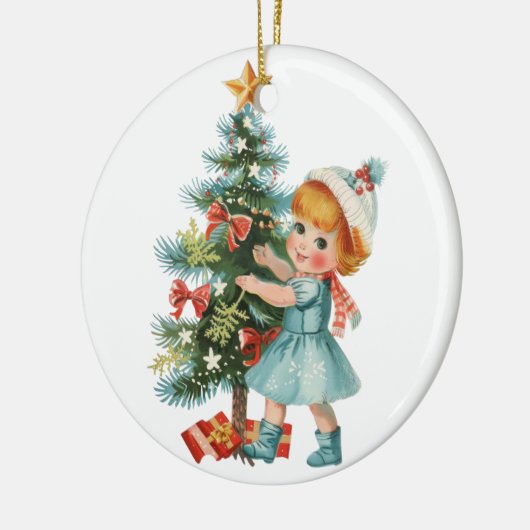  meisje keramisch ornament (Links)