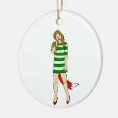 meisje keramisch ornament (Links)