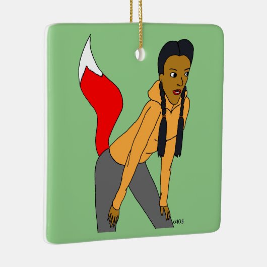 meisje keramisch ornament (Rechts)