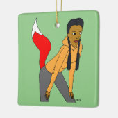 meisje keramisch ornament (Links)