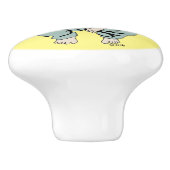 meisje keramische knop (Zijkant)