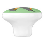 meisje keramische knop (Zijkant)