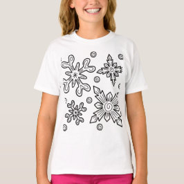 Meisje Kerst Basic T-shirt