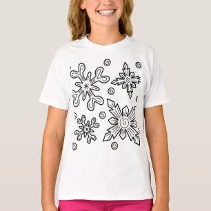 Meisje Kerst Basic T-shirt