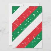 Meisje Kerstmis Elf Welkom Brief Kaart (Achterkant)