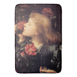 Meisje kiest een mooie ventilator (van G.F. Watts) Badmat