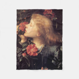 Meisje kiest een mooie ventilator (van G.F. Watts) Fleece Deken