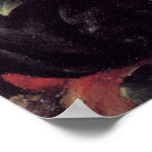 Meisje kiest een mooie ventilator (van G.F. Watts) Poster (Hoek)