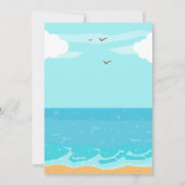 Meisje kijken naar het Zee Kaart (Achterkant)