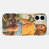 Meisje Kijkt Vogels In Een Boom, Spring Case-Mate iPhone Case (Achterkant (horizontaal))