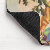  Meisje Kijkt Vogels In Een Boom, Spring Muismat (Hoek)