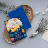  meisje Kinderen van Birthday Foto Kaart