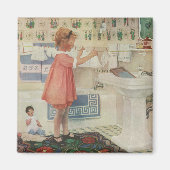  meisje, kinderkleding voor wasgoed magneet (Voorkant)