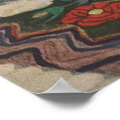  meisje, kinderkleding voor wasgoed poster (Hoek)