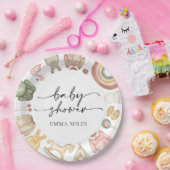 Meisje Kleding Baby shower Papier Borden Papieren Bordje (Feest)