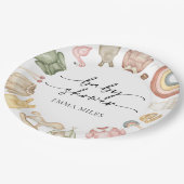 Meisje Kleding Baby shower Papier Borden Papieren Bordje (Gekanteld)