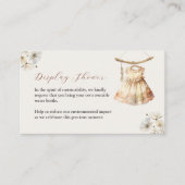  Meisje Kleding Display Douche Behuizing Kaart (Voorkant)