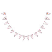 Meisje kleine pompoen verjaardag bunting vlaggetjes (Alle)