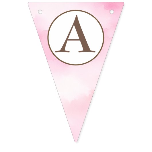 Meisje kleine pompoen verjaardag bunting vlaggetjes (Derde vlag)