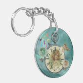 Meisje Klok Klok Kring Sleutelhanger (Voorkant Links)