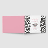 Meisje Koe Baby shower Gastenboek (Volledig)