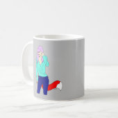 meisje koffiemok (Voorkant links)