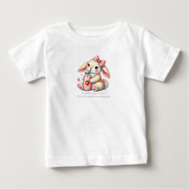 Meisje Konijn Christelijk Baby T-shirt